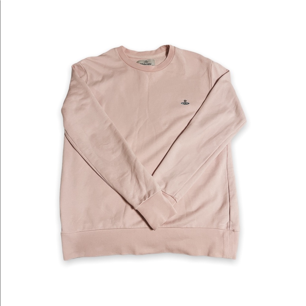 Vivienne Westwood Pink Sweatshirt Embroidered Logo Size Small